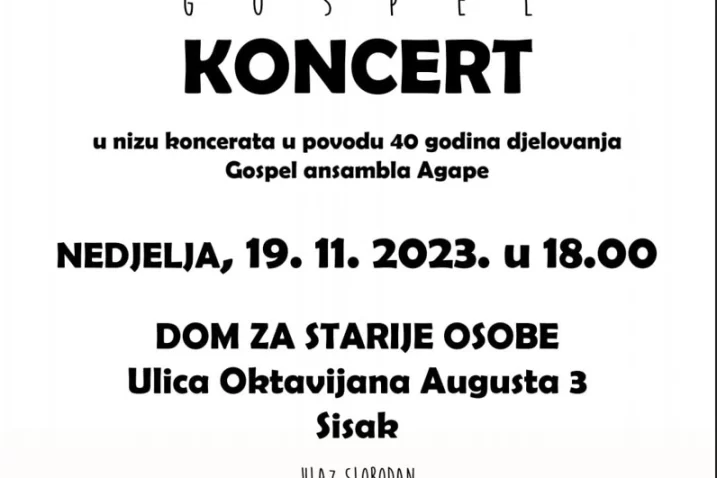 Koncert Agape Sisak 2