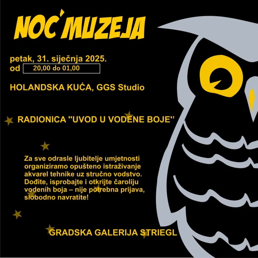 Gradska Galerija Striegl Noć Muzeja 4