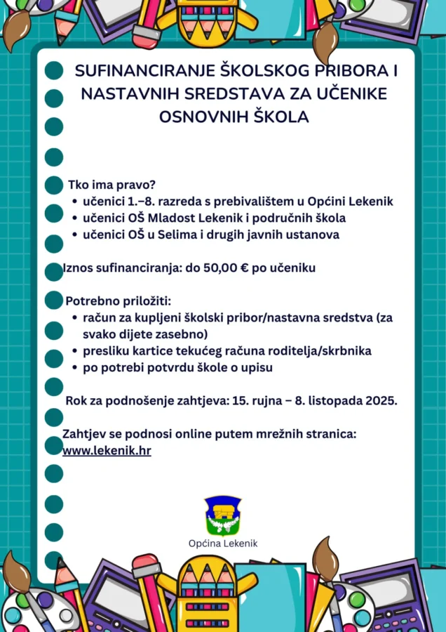 školski pribor lekenik