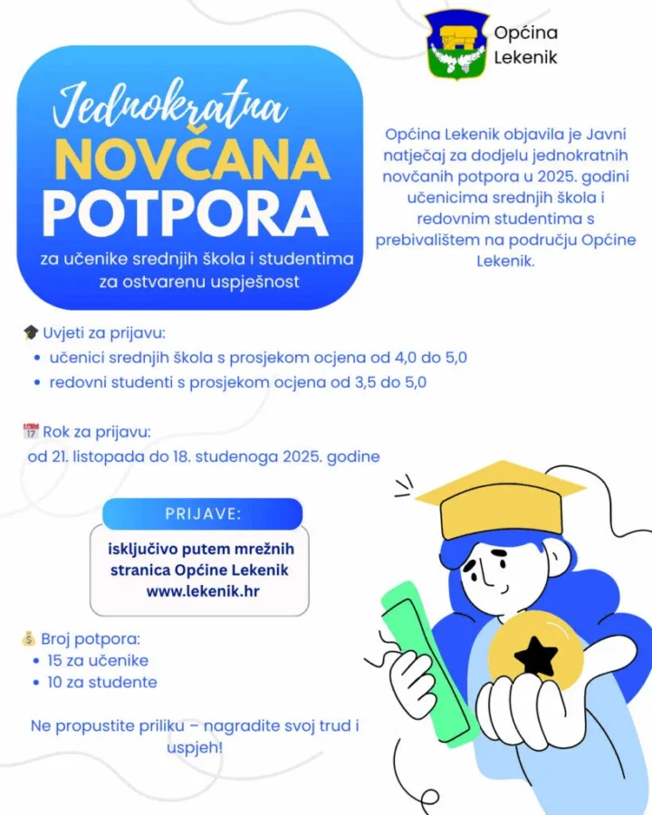 Lekenik novčane potpore