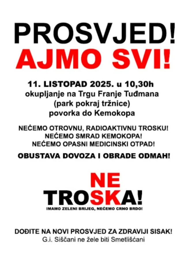 Prosvjed letak