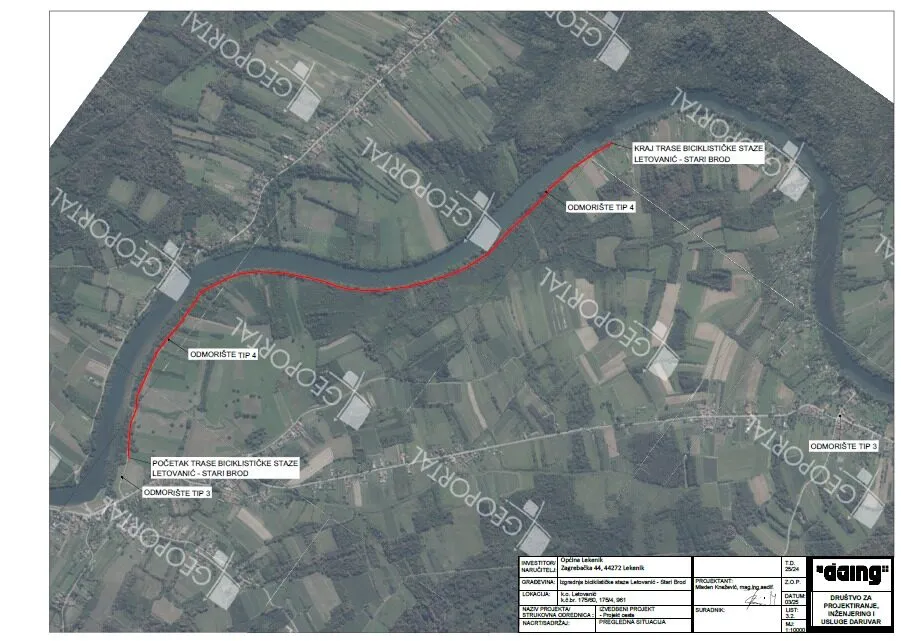 Biciklistička staza lekenik