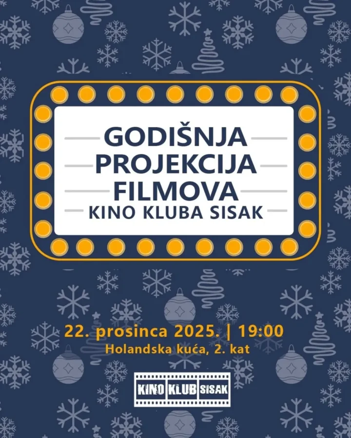 Godišnja projekcija kino kluba sisak