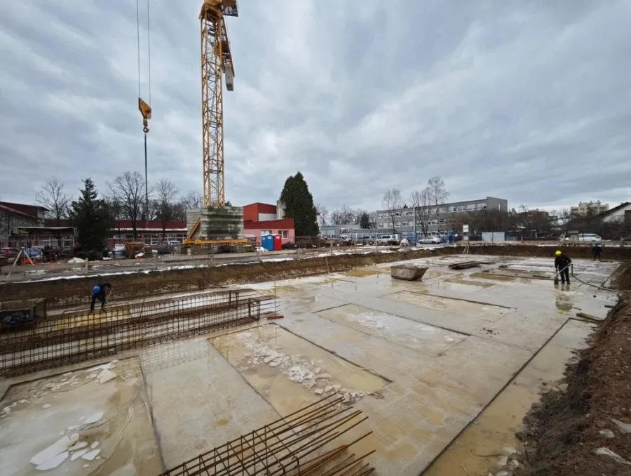 Gradilište studentskog doma Petrinja