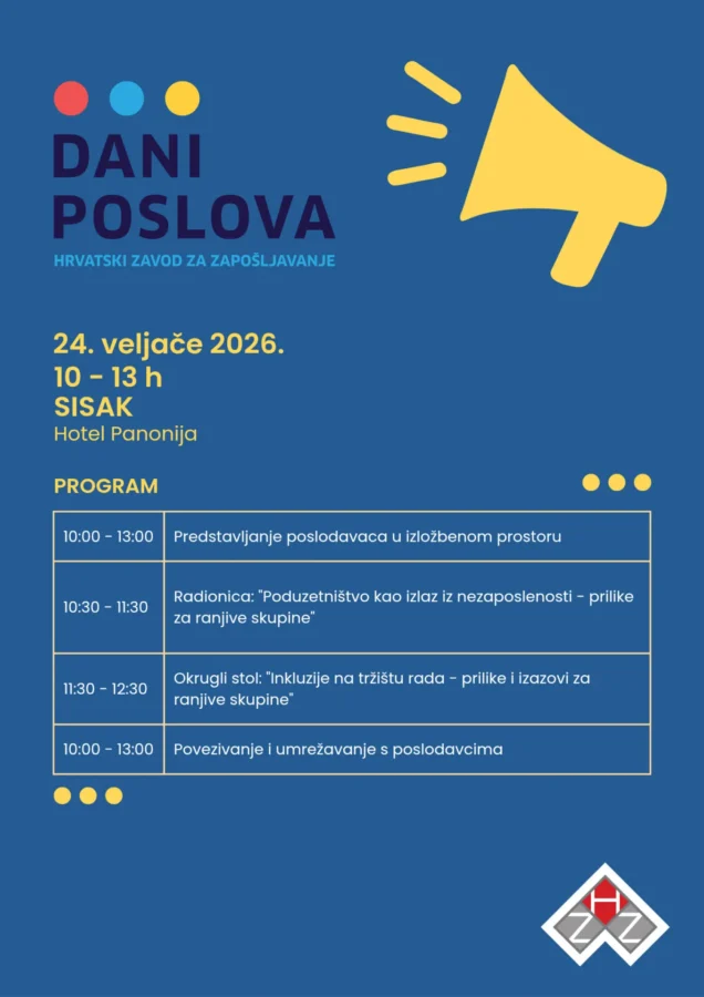 Dani poslova 2026. Program Sisak