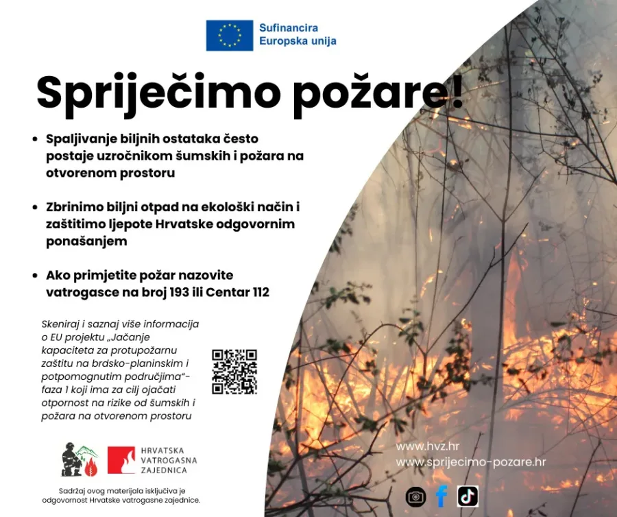 Plakat spriječimo požare