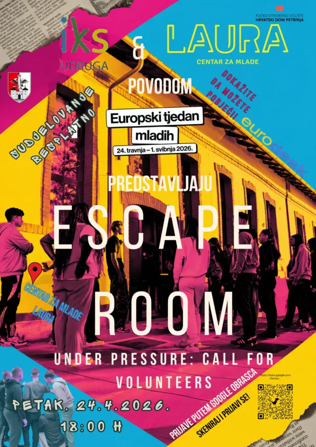 Black and White Ripped Escape Room Flyer (1)