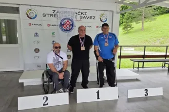 Števinović srebro SH 1 sport pištolj