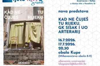 PLAKAT KAD NE ČUJEŠ TU RIJEKU